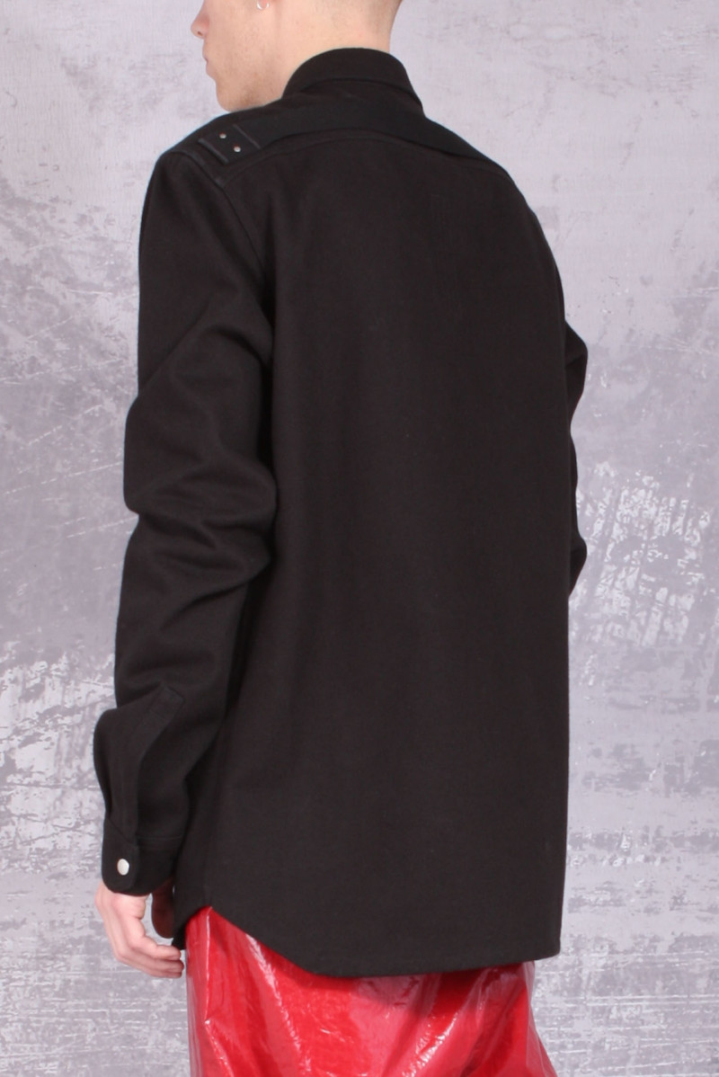 rick owens flag coat