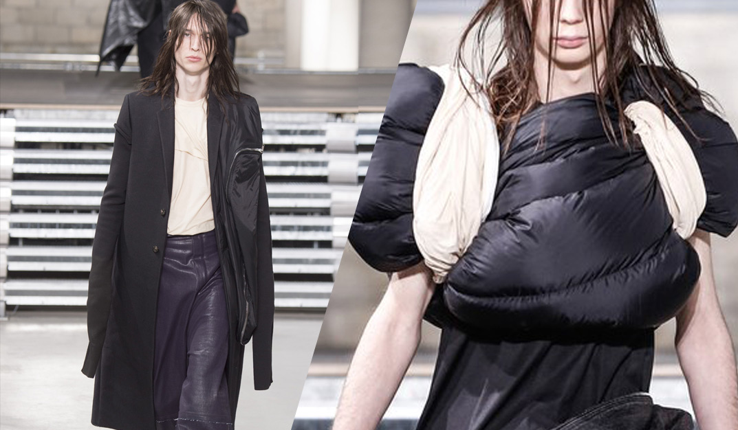 Rick Owens FW 17-18 men collection: Gunge-Luxe Fashion With A Decadent Twist